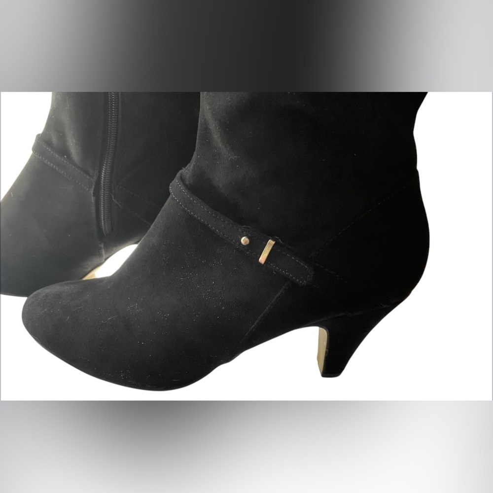 NWOT Bella Vita Sasha BLACK Suede Knee High Boots SIZE: 10 W - Picture 6 of 8